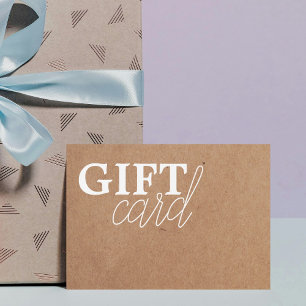 Modern Simple Printed Kraft Beauty