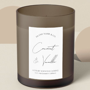 Modern Simple Product Packaging Candle Label