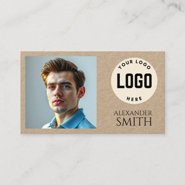 Modern Simple Professional Business Card Square (Front)
