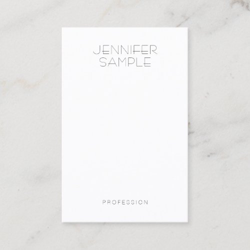 Modern Simple Professional Elegant Template Trendy Business Card