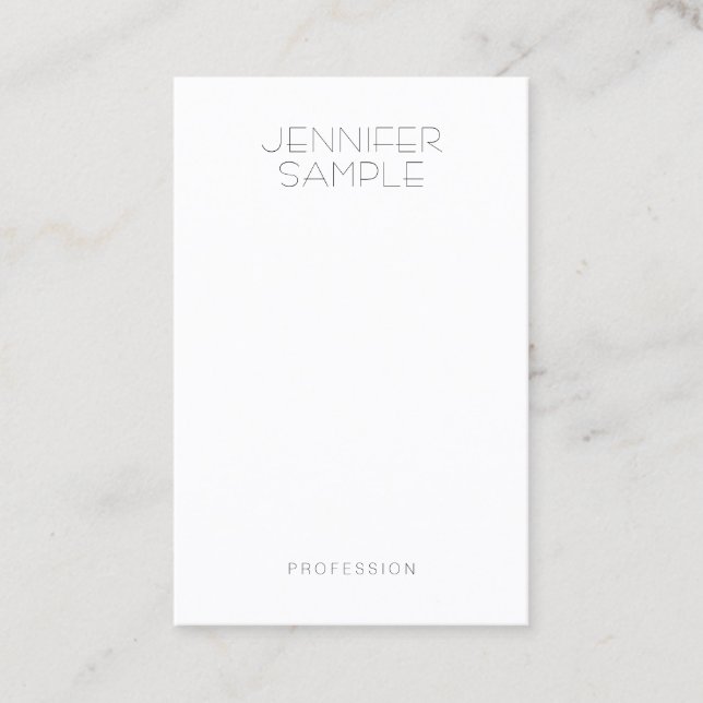Modern Simple Professional Elegant Template Trendy Business Card (Front)