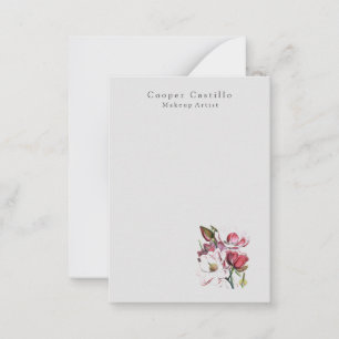 Modern Simple Professional Minimalist Magnolias Note Card