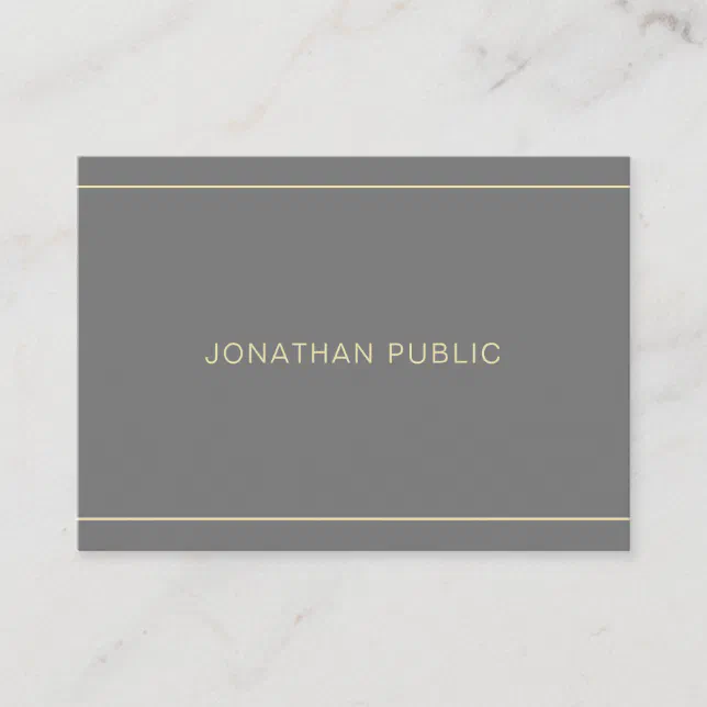Modern Simple Professional Template Fashionable Business Card | Zazzle