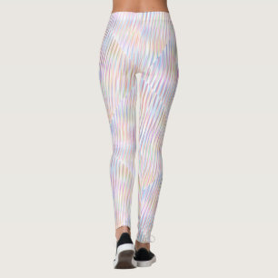 Modern Simple Rainbow line stripes Pattern Leggings