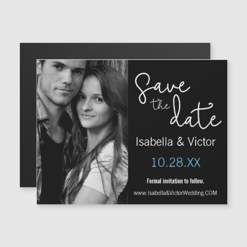 Modern Simple Save the Date Magnetic Invitation