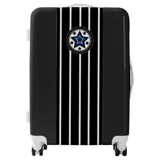 Modern simple stylish Classy logo black and white  Luggage (Front)