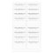 Modern Simple Tamper Proof Thin Candle Jar Label