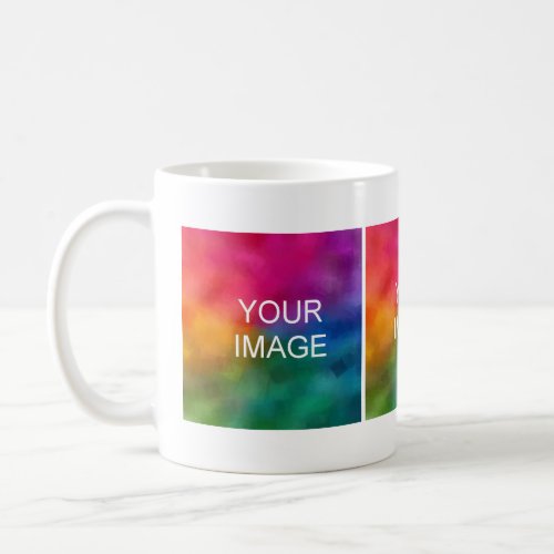 Modern Simple Template Add Your Own Photos Images Coffee Mug
