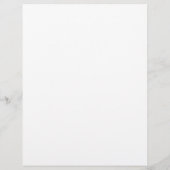 Modern Simple Template Elegant Black And White Letterhead (Back)
