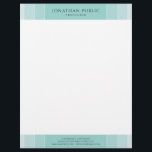 Modern Simple Template Elegant Green And White Letterhead<br><div class="desc">Modern Simple Template Elegant Green And White Letterhead.</div>