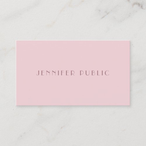 Modern Simple Template Professional Luxurious Business Card
