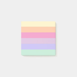 Modern Simple Template Rainbow Colors Stripe Post-it Notes