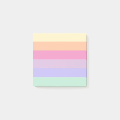 Modern Simple Template Rainbow Colors Stripe Post_it Notes