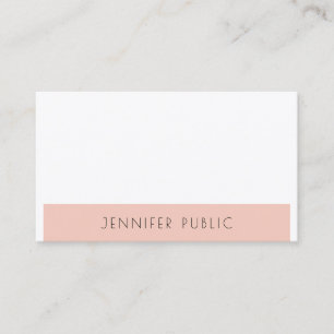 Modern Simple Template Sophisticated Professional Business Card