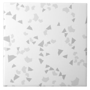 Modern Simple Terrazzo Gray White Tile