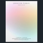 Modern Simple Trendy Colorful Template Elegant Letterhead<br><div class="desc">Modern Simple Trendy Colorful Template Elegant Letterhead.</div>