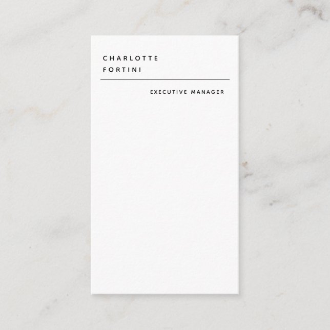 Modern Simple Trendy Minimalist  Enclosure Card (Front)