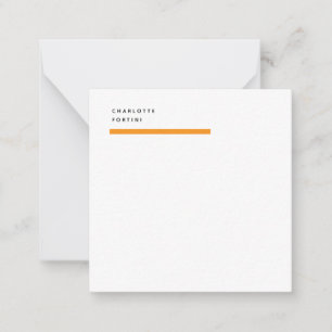 Modern Simple Trendy Minimalist  Note Card