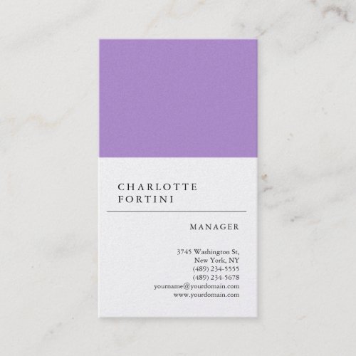 Modern Simple Trendy Minimalist Pearl Premium Business Card