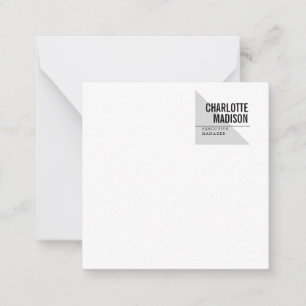 Modern Simple Trendy Minimalist Plain Note Card