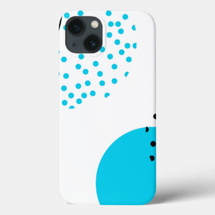 Modern, simple, trendy, urban circle graphic iPhone 13 case