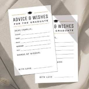 Modern Simple Typography Graduate advice & wishes 