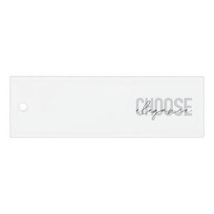 Modern, simple, urban, cool design Choose Elegance Ruler