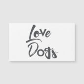 Modern, simple, urban, cool design of Love Dogs (Front)