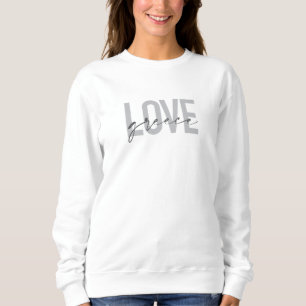 Modern, simple, urban, cool design of Love Greece Sweatshirt