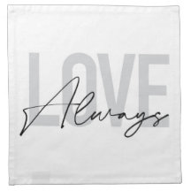 Modern, simple, urban typography "Love Always"