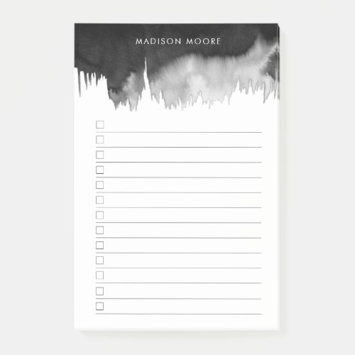 Modern Simple Watercolor Typography To do list Post_it Notes