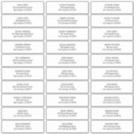 Modern   Simple Wedding Guest Names Address Sticker<br><div class="desc">Add Bride and Groom's Monograms and add the addresses of each of your guest. This has 30 stickers. 

Composed of simple and contrasting sized sans serif typography. These elements are simple,  no-nonsense,  and modern.
 
 This is designed by White Paper Birch Co. exclusive for Zazzle.
 
 Available here:
 http://www.zazzle.com/store/whitepaperbirch</div>