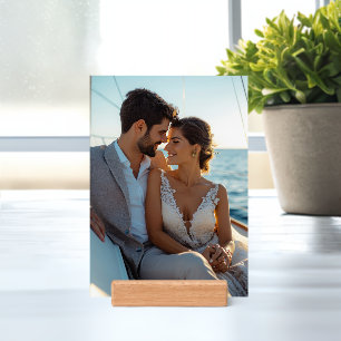 Modern simple wedding photo holder