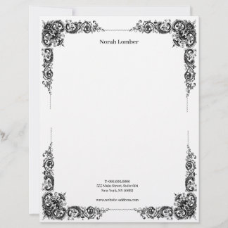 Modern Simple White Professional Letterhead