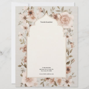 Modern Simple White Professional Letterhead