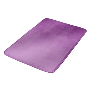 Modern Simply Solid purple gradient Wave pattern Bath Mat