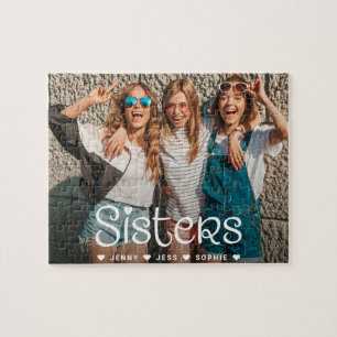 Modern Sisters Photo Jigsaw Puzzle
