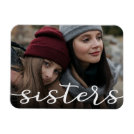 Modern Sisters Photo Magnet