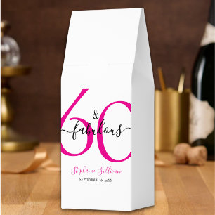 Modern Sixty and Fabulous Pink 60th Birthday Party Roasted Coffee