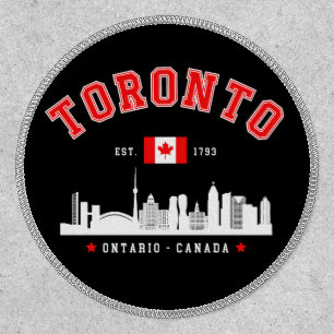 Modern Skyline of Toronto Canada Patch