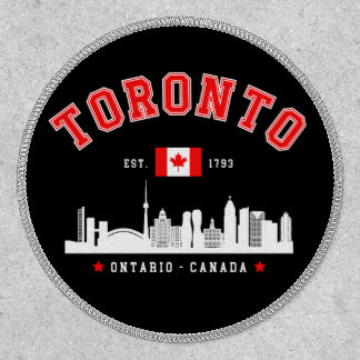 Modern Skyline of Toronto Canada Patch