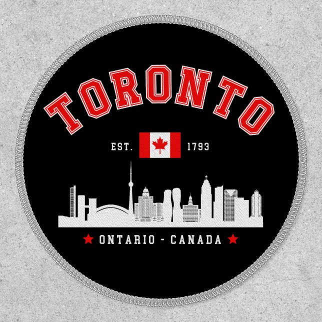 Modern Skyline of Toronto Canada Patch (Front)