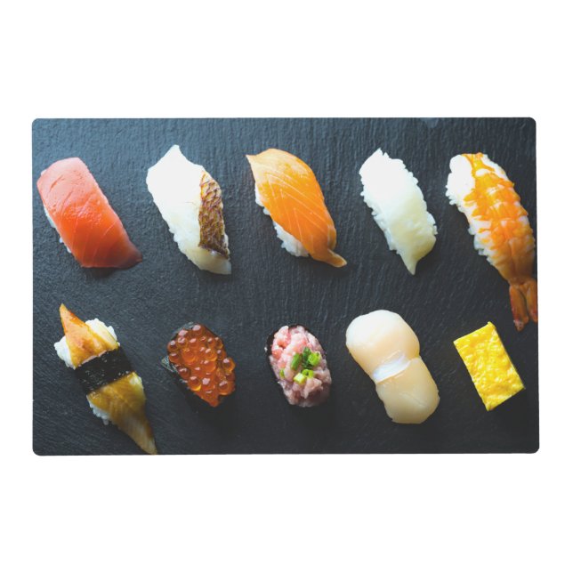 Modern Slate Placemat – SUSHIMI Collection (Front)