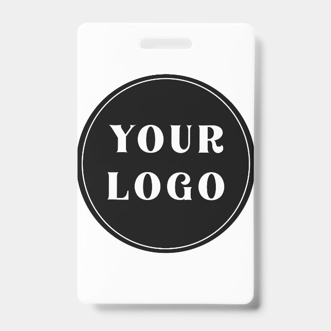 Modern, Sleek, stylish, & Customizable Badge (Front)