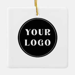 Modern, Sleek, stylish, & Customizable Ceramic Ornament