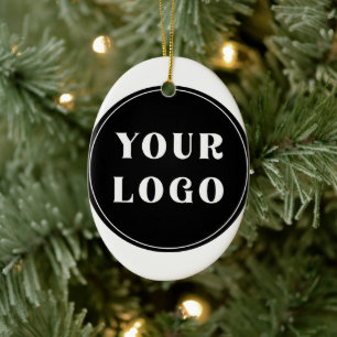 Modern, Sleek, stylish, & Customizable Ceramic Ornament