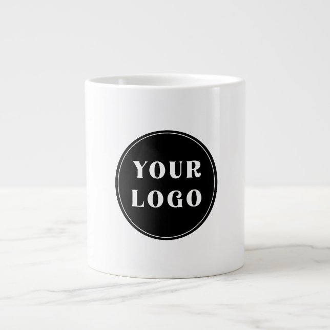 Modern, Sleek, stylish, & Customizable Giant Coffee Mug (Front)