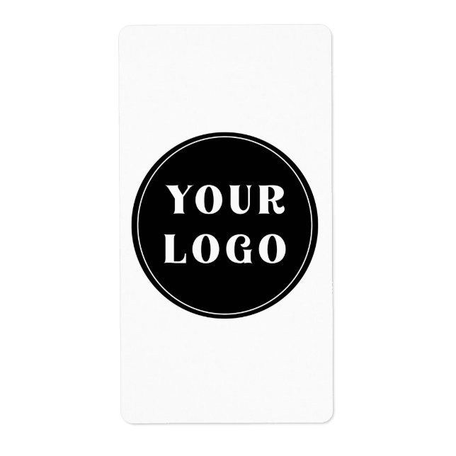 Modern, Sleek, stylish, & Customizable Label (Front)