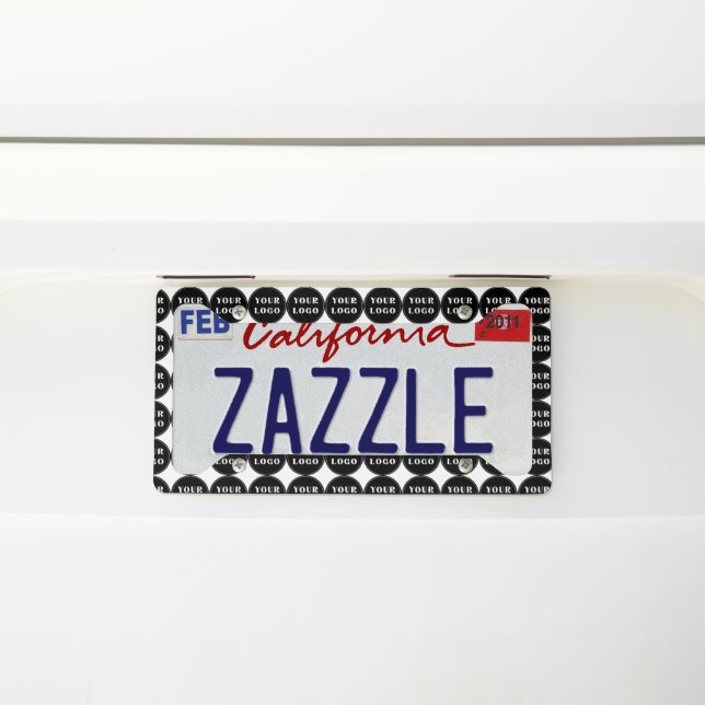 Modern, Sleek, stylish, & Customizable License Plate Frame (On Car)