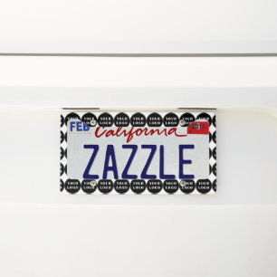 Modern, Sleek, stylish, & Customizable License Plate Frame